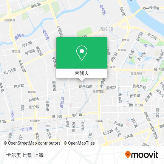 卡尔美上海地图