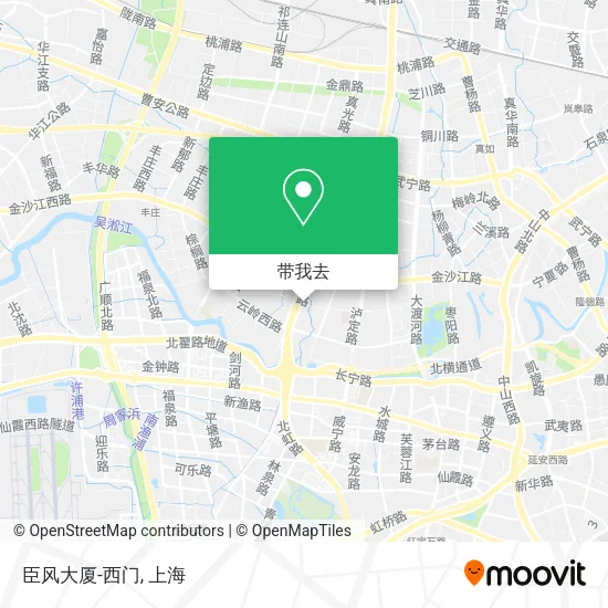 臣风大厦-西门地图