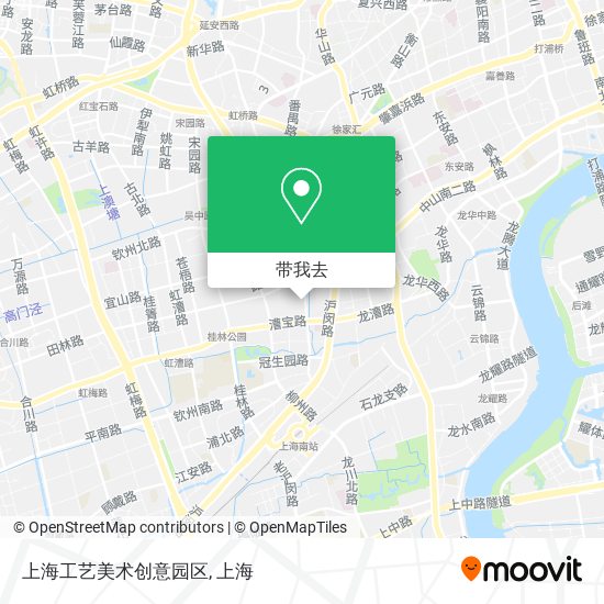 上海工艺美术创意园区地图