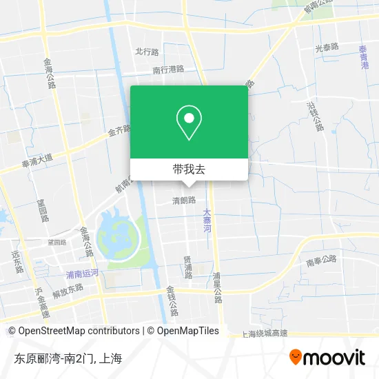 东原郦湾-南2门地图