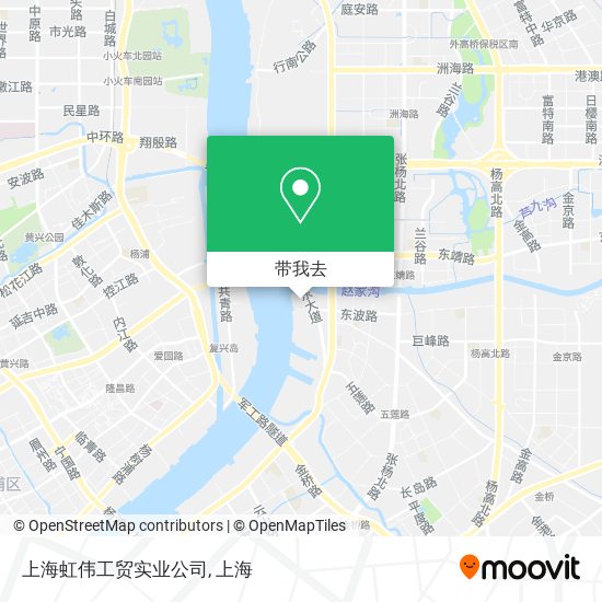 上海虹伟工贸实业公司地图