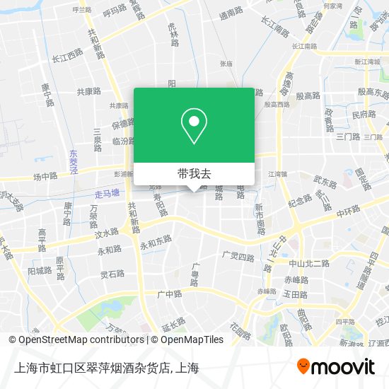 上海市虹口区翠萍烟酒杂货店地图