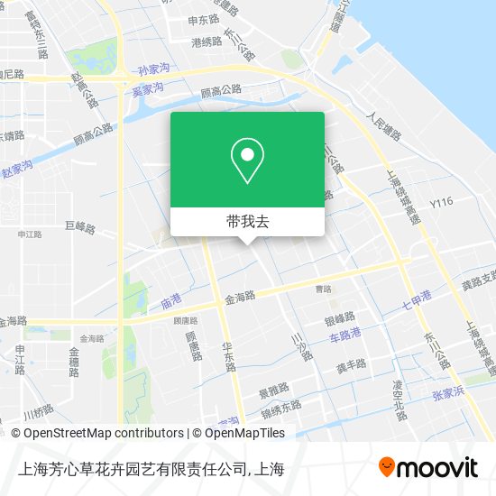上海芳心草花卉园艺有限责任公司地图