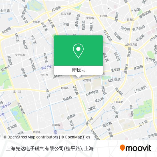 上海先达电子磁气有限公司(桂平路)地图