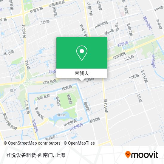 登悦设备租赁-西南门地图