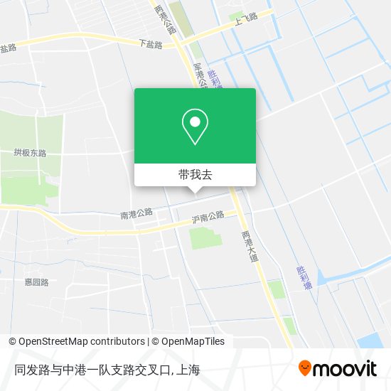 同发路与中港一队支路交叉口地图