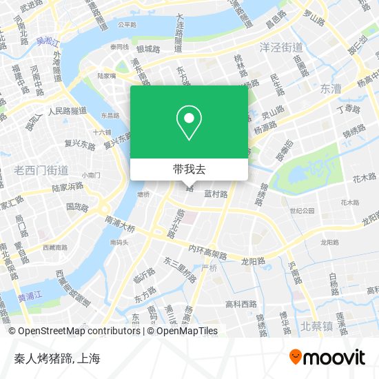 秦人烤猪蹄地图