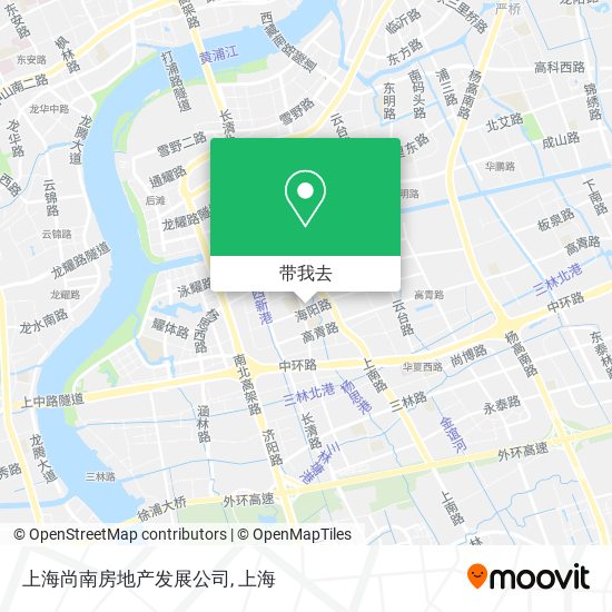 上海尚南房地产发展公司地图