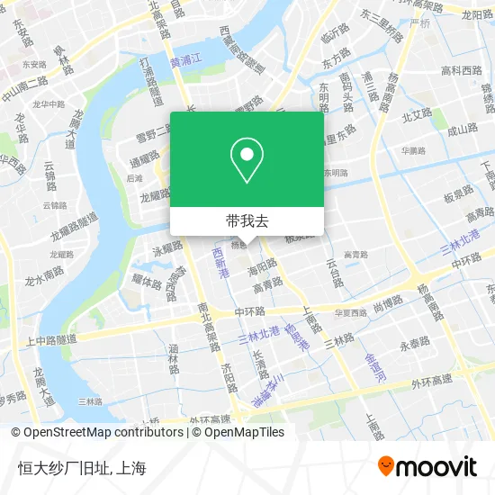 恒大纱厂旧址地图