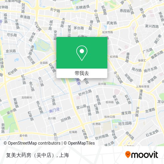 复美大药房（吴中店）地图