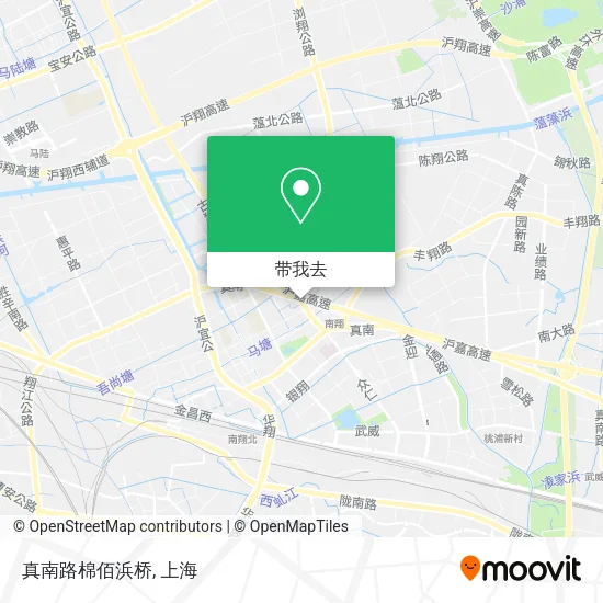 真南路棉佰浜桥地图