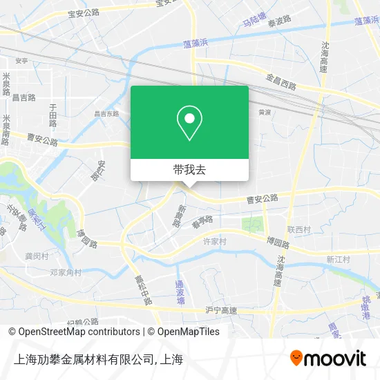 上海劢攀金属材料有限公司地图