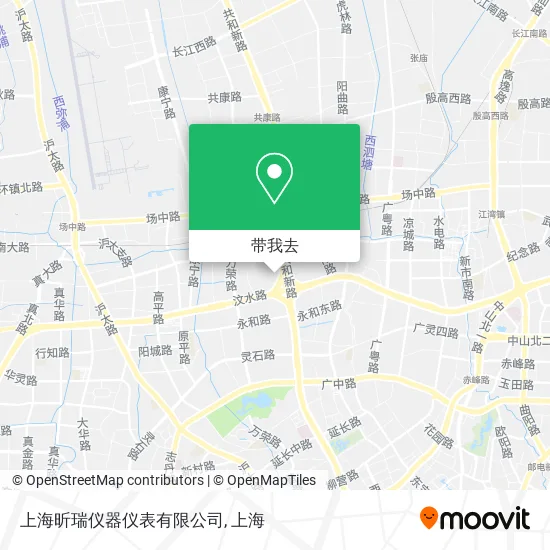 上海昕瑞仪器仪表有限公司地图
