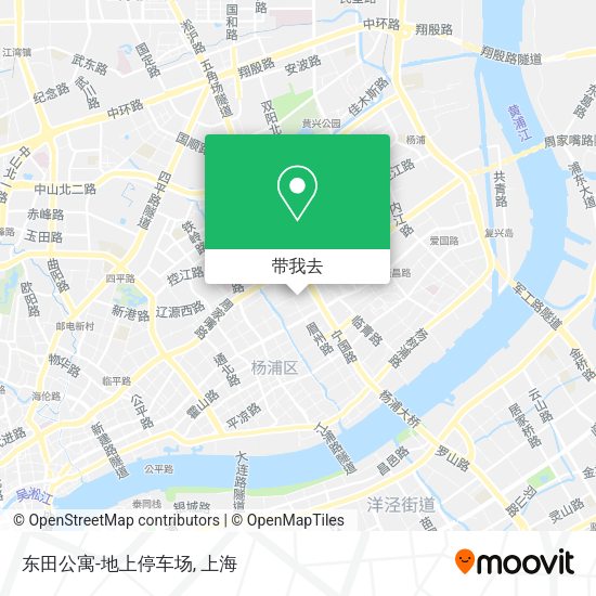 东田公寓-地上停车场地图