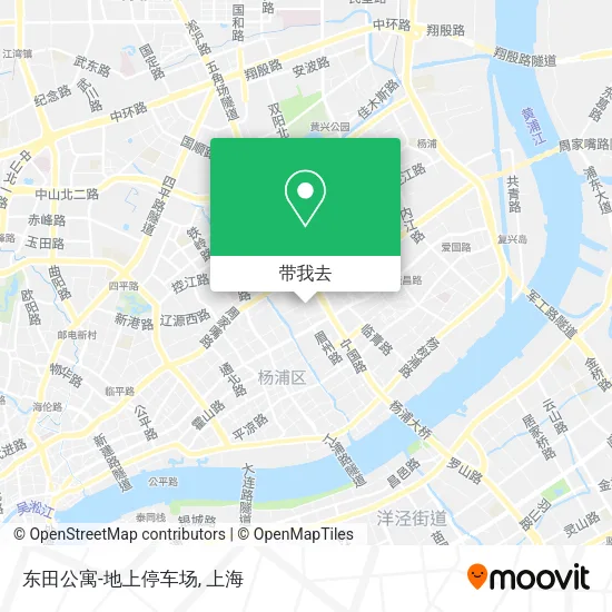 东田公寓-地上停车场地图