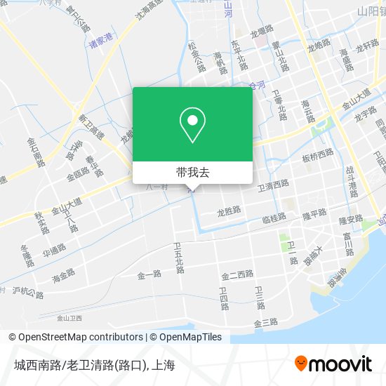 城西南路/老卫清路(路口)地图