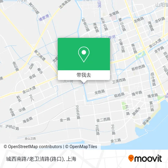 城西南路/老卫清路(路口)地图