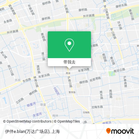 伊伴e.blan(万达广场店)地图