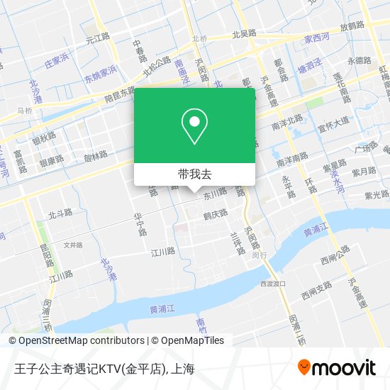 王子公主奇遇记KTV(金平店)地图