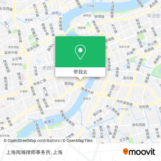 上海阅瀚律师事务所地图