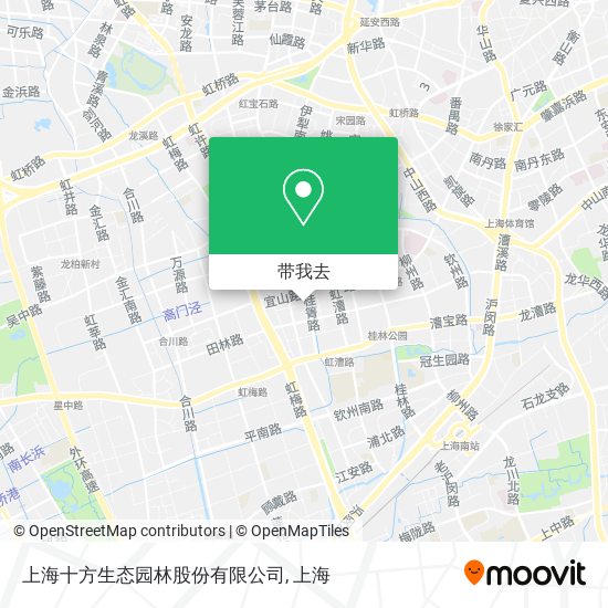上海十方生态园林股份有限公司地图