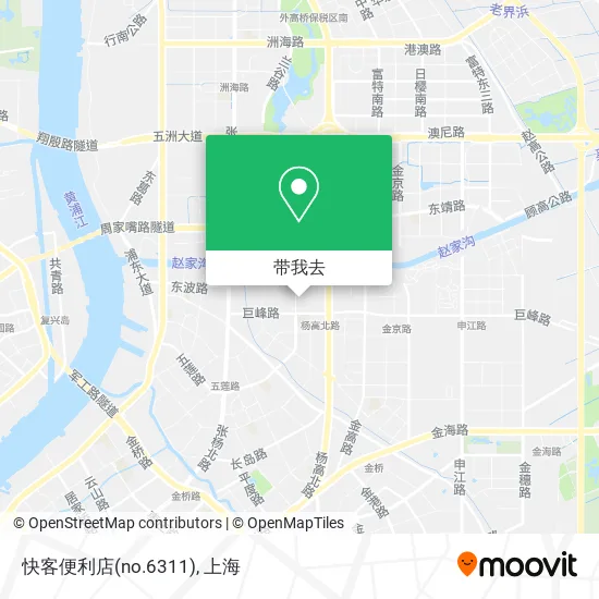 快客便利店(no.6311)地图