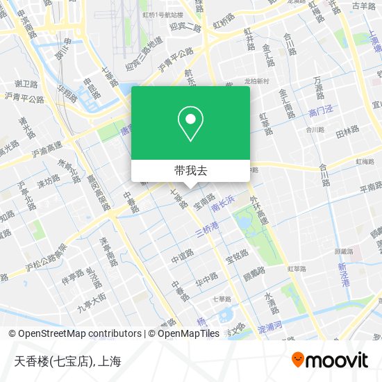 天香楼(七宝店)地图