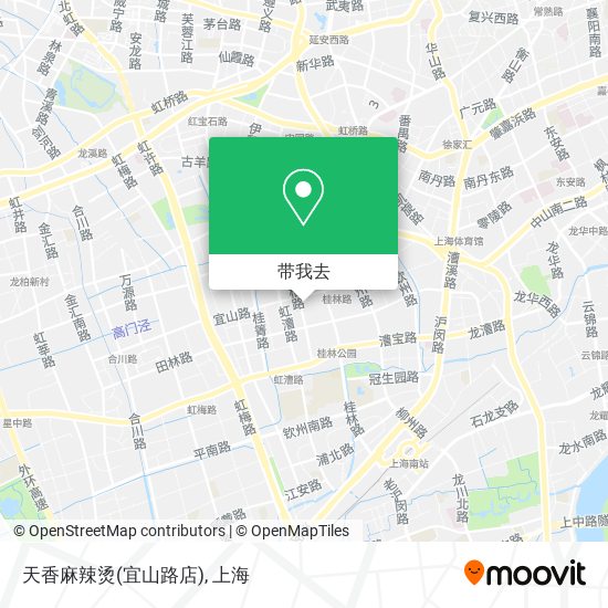 天香麻辣烫(宜山路店)地图