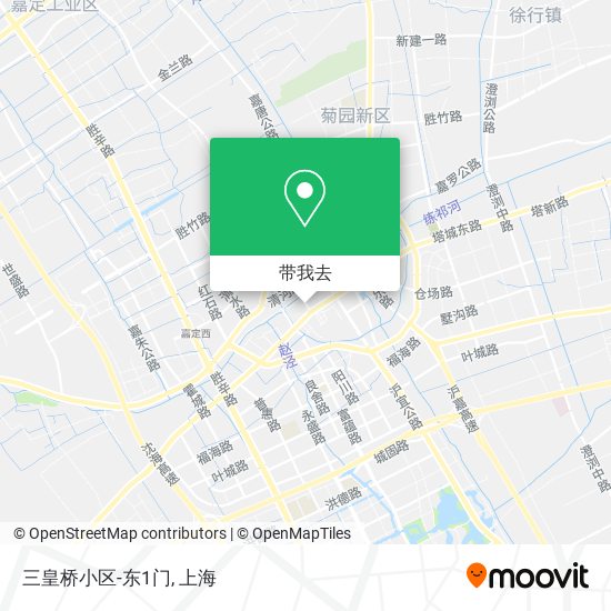 三皇桥小区-东1门地图