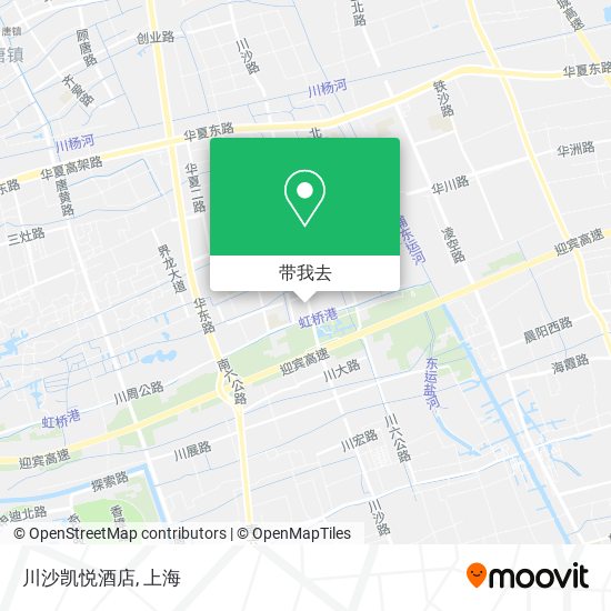 川沙凯悦酒店地图