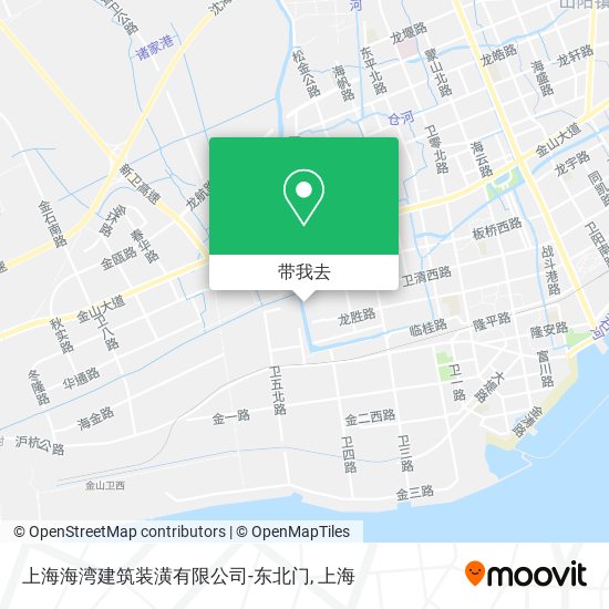 上海海湾建筑装潢有限公司-东北门地图