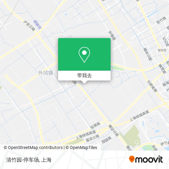清竹园-停车场地图
