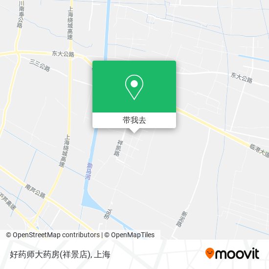 好药师大药房(祥景店)地图