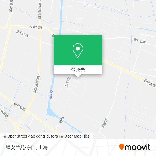 祥安兰苑-东门地图