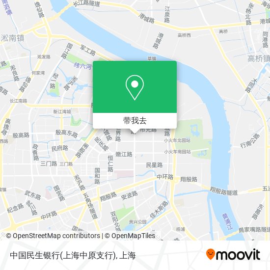 中国民生银行(上海中原支行)地图