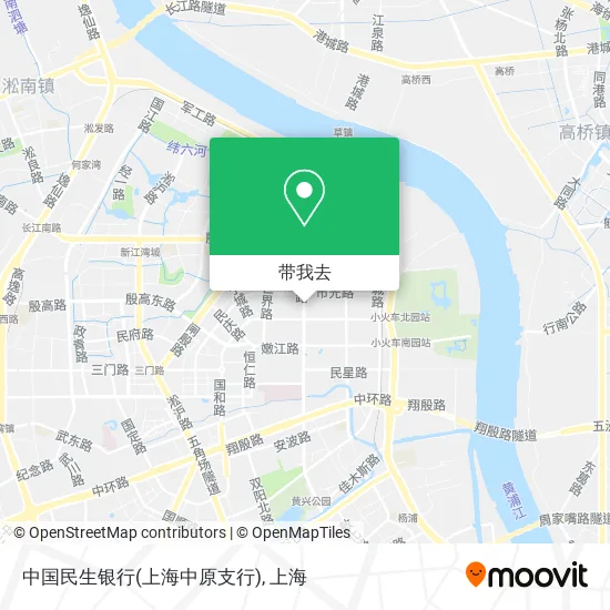 中国民生银行(上海中原支行)地图