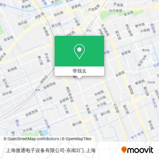 上海微通电子设备有限公司-东南2门地图
