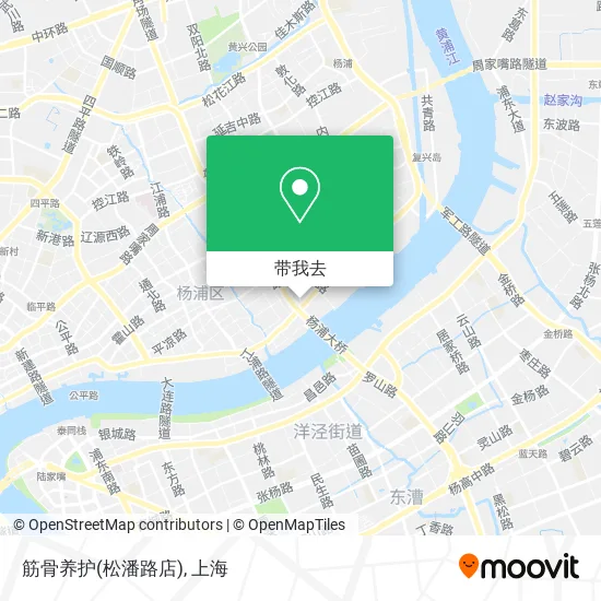 筋骨养护(松潘路店)地图