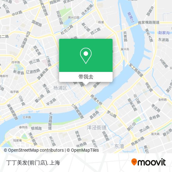 丁丁美发(前门店)地图