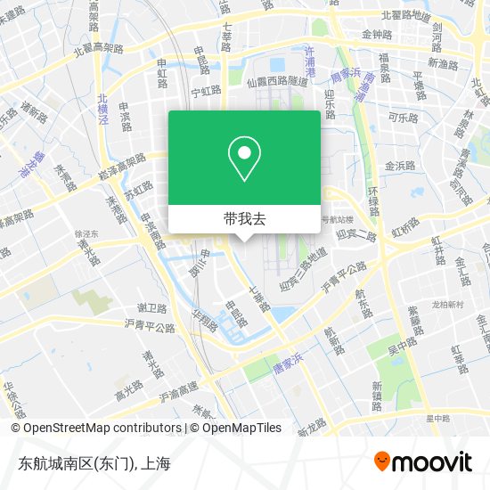 东航城南区(东门)地图