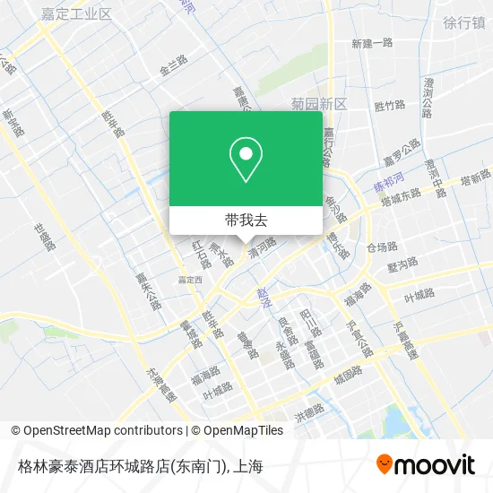 格林豪泰酒店环城路店(东南门)地图