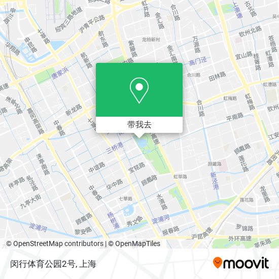 闵行体育公园2号地图