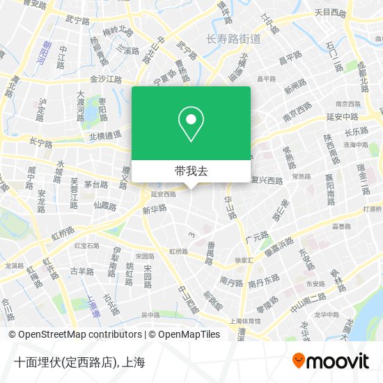 十面埋伏(定西路店)地图