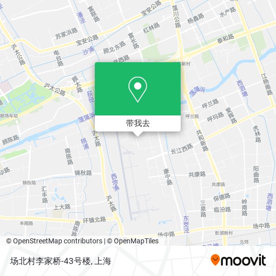 场北村李家桥-43号楼地图