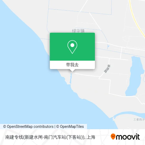 南建专线(新建水闸-南门汽车站(下客站))地图