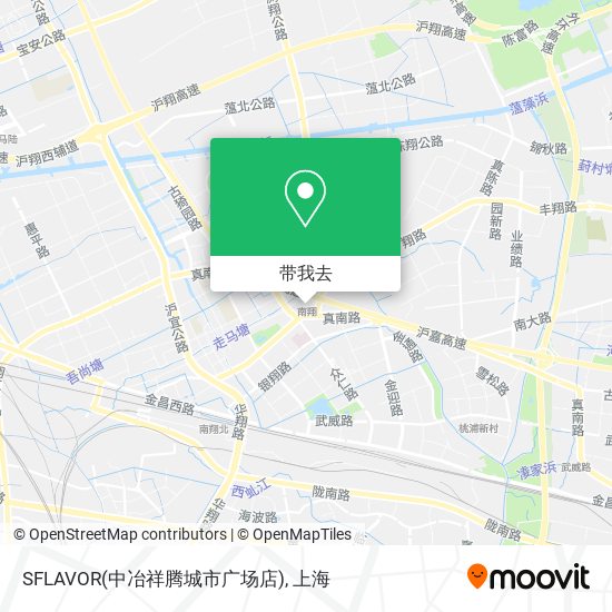 SFLAVOR(中冶祥腾城市广场店)地图