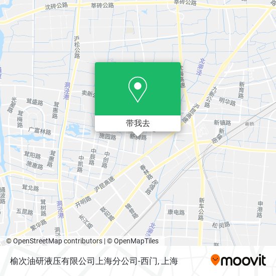 榆次油研液压有限公司上海分公司-西门地图