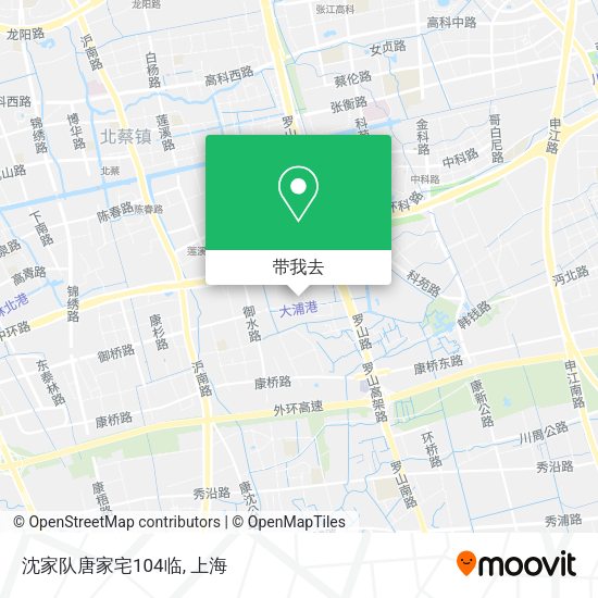 沈家队唐家宅104临地图