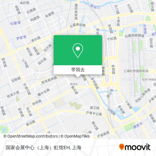 国家会展中心（上海）虹馆EH地图