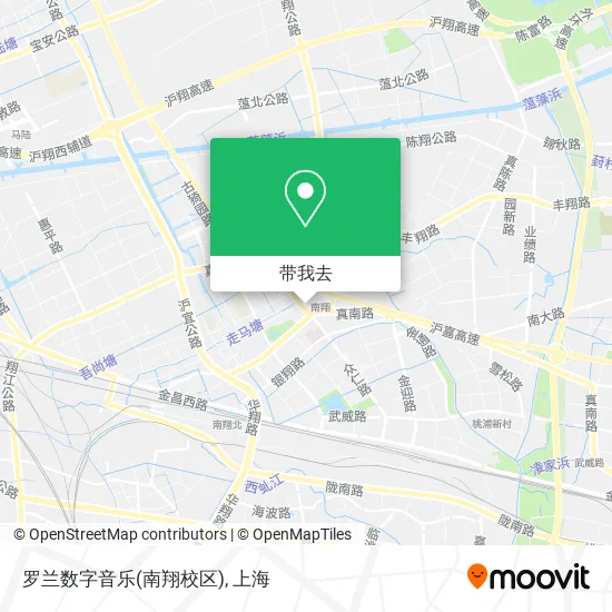 罗兰数字音乐(南翔校区)地图